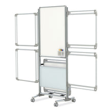 Load image into Gallery viewer, Nexus Easel Whiteboard, 32" x 76.13", White Surface, Satin Aluminum Frame
