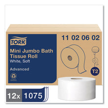 Load image into Gallery viewer, Advanced Jumbo Bath Tissue, Septic Safe, 2-Ply, 3.48" x 751 ft, White, 12 Rolls/Carton
