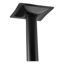 Load image into Gallery viewer, Cafe Table, 36w x 36d x 36h, Square Top/Round Base, Gray Nebula Top, Black Base
