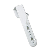 Load image into Gallery viewer, Over-The-Door Double Coat Hook, Chrome-Plated Steel, Satin Aluminum Base
