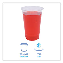 Load image into Gallery viewer, Clear Plastic PET Cups, 20 oz, 50/Sleeve, 20 Sleeves/Carton

