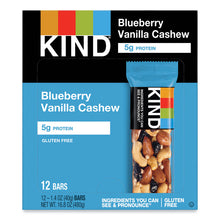 Load image into Gallery viewer, Fruit and Nut Bars, Blueberry Vanilla and Cashew, 1.4 oz Bar, 12/Box
