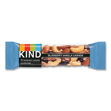 Load image into Gallery viewer, Fruit and Nut Bars, Blueberry Vanilla and Cashew, 1.4 oz Bar, 12/Box
