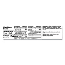 Load image into Gallery viewer, Fruit and Nut Bars, Blueberry Vanilla and Cashew, 1.4 oz Bar, 12/Box
