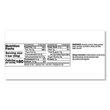 Load image into Gallery viewer, Fruit and Nut Bars, Almond and Coconut, 1.4 oz Bar, 12/Box
