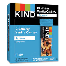 Load image into Gallery viewer, Fruit and Nut Bars, Blueberry Vanilla and Cashew, 1.4 oz Bar, 12/Box
