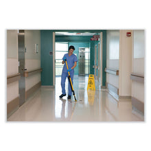 Load image into Gallery viewer, Pulse Microfiber Spray Mop System, 17" Microfiber Head, 52" Yellow Plastic Handle
