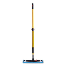 Load image into Gallery viewer, Pulse Microfiber Spray Mop System, 17" Microfiber Head, 52" Yellow Plastic Handle

