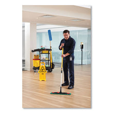 Load image into Gallery viewer, Adaptable Flat Mop Pads, Microfiber, 19.5 x 5.5, Blue
