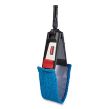 Load image into Gallery viewer, Adaptable Flat Mop Pads, Microfiber, 19.5 x 5.5, Blue
