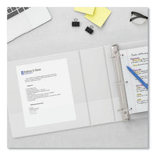 Load image into Gallery viewer, Slant D-Ring View Binder, 3 Rings, 0.5" Capacity, 11 x 8.5, White
