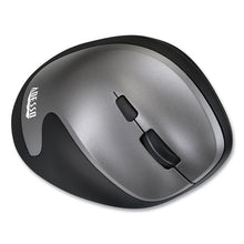 Load image into Gallery viewer, iMouse A20 Antimicrobial Vertical Wireless Mouse, 2.4 GHz Frequency/33 ft Wireless Range, Right Hand Use, Black/Granite
