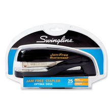 Load image into Gallery viewer, Optima Full Strip Desk Stapler, 25-Sheet Capacity, Graphite Black
