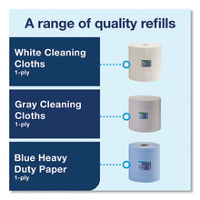 Load image into Gallery viewer, Heavy-Duty Cleaning Cloth, 1-Ply, 12.6" x 912.2 ft, White
