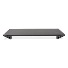 Load image into Gallery viewer, Lo Riser Monitor Stand, For 32" Monitors, 24" x 11" x 2" to 3", Black, Supports 30 lb
