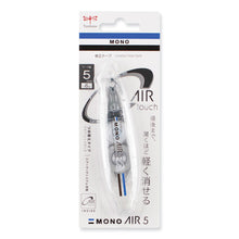 Load image into Gallery viewer, MONO Air Pen-Style Correction Tape, Refillable, 0.19" x 19.67 ft, White Tape, Clear Dispenser
