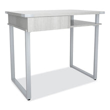 Load image into Gallery viewer, Mirella SOHO Desk with Drawer, 36.25" x 22.25" x 30", Gray
