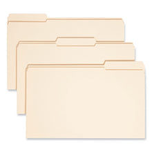Load image into Gallery viewer, Expandable Heavyweight File Folders, 1/3-Cut Tabs: Assorted, Legal Size, 1.5" Expansion, Manila, 50/Box
