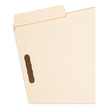 Load image into Gallery viewer, SuperTab Reinforced Guide Height Fastener Folders, 1/3-Cut Tab, Expands 0.75", 2 Fasteners, Legal Size, 11-pt Manila, 50/Box
