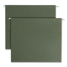Load image into Gallery viewer, Box Bottom Hanging File Folders, 2" Capacity, Letter-Size, Standard Green, 25/Box
