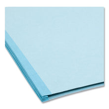 Load image into Gallery viewer, FasTab Hanging Pressboard Classification Folders, 2 Dividers, Legal Size, Blue
