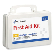 Load image into Gallery viewer, ANSI 2021 First Aid Kit for 25 People, 94 Pieces, Plastic Case
