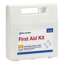 Load image into Gallery viewer, ANSI 2021 First Aid Kit for 50 People, 184 Pieces, Plastic Case
