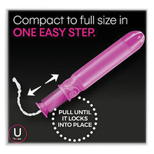 Load image into Gallery viewer, U by Kotex Click Compact Tampons, Regular Absorbency, 32/Pack
