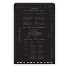 Load image into Gallery viewer, All-Weather Wire-O Notepad, Black Cover, Universal: Narrow Rule and Quadrille Rule (4 sq/in), (50) White 3 x 5 Sheets
