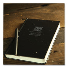 Load image into Gallery viewer, All-Weather Wire-O Notebook, 1-Subject, Universal: Narrow Rule and Quadrille Rule, Black Cover, (80) 7.25 x 4.38 Sheets
