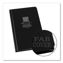 Load image into Gallery viewer, All-Weather Wire-O Notebook, 1-Subject, Universal: Narrow Rule and Quadrille Rule, Black Cover, (80) 7.25 x 4.38 Sheets
