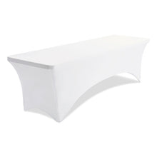Load image into Gallery viewer, iGear Fabric Table Cover, Polyester/Spandex, 30" x 96", White
