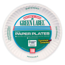 Load image into Gallery viewer, White Paper Plates, 6" dia, 100/Pack, 10 Packs/Carton
