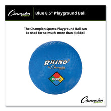 Load image into Gallery viewer, Playground Ball, 8.5" Diameter, Blue
