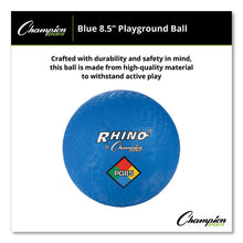 Load image into Gallery viewer, Playground Ball, 8.5" Diameter, Blue
