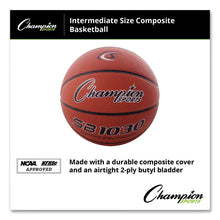 Load image into Gallery viewer, Composite Basketball, Intermediate/Youth Size, Brown
