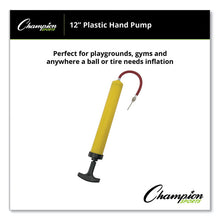 Load image into Gallery viewer, Standard Hand Pump, 12" Long, Yellow/Black
