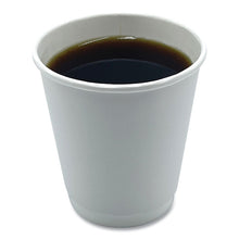 Load image into Gallery viewer, Paper Hot Cups, Double-Walled, 10 oz, White, 500/Carton
