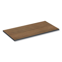 Load image into Gallery viewer, Reversible Laminate Table Top, Rectangular, 47.63w x 23.63d, Espresso/Walnut
