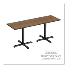 Load image into Gallery viewer, Reversible Laminate Table Top, Rectangular, 71.5w x 23.63d, Espresso/Walnut
