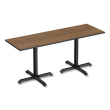 Load image into Gallery viewer, Reversible Laminate Table Top, Rectangular, 71.5w x 23.63d, Espresso/Walnut

