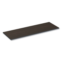 Load image into Gallery viewer, Reversible Laminate Table Top, Rectangular, 71.5w x 23.63d, Espresso/Walnut
