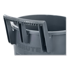 Load image into Gallery viewer, Vented Wheeled BRUTE Container, 32 gal, Plastic, Gray
