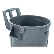 Load image into Gallery viewer, Vented Wheeled BRUTE Container, 32 gal, Plastic, Gray
