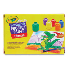 Load image into Gallery viewer, Washable Paint, 6 Assorted Colors, 2 oz Bottle, 6/Pack
