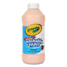 Load image into Gallery viewer, Washable Paint, Peach, 16 oz Bottle
