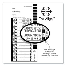 Load image into Gallery viewer, 1600E Tru-Align Time Clock and Stamp, Digital Display, Dark Gray
