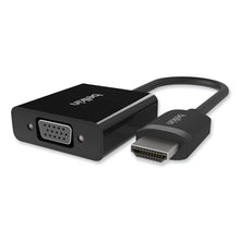 Load image into Gallery viewer, HDMI to VGA + 3.5mm Audio Adapter, 5", Black
