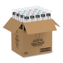 Load image into Gallery viewer, Compostable Paper Hot Cups, ProPlanet Seal, 8 oz, White/Green, 1,000/Carton
