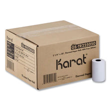 Load image into Gallery viewer, Thermal Paper Rolls, 2.25" x 50 ft, White, 50/Carton
